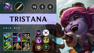 Tristana Mid vs Yone: Triple Kill, Dominating - KR Master Patch 25.S1.1