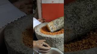 Turmeric grinding with attukal