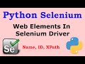 How to Use Web Elements in Python Selenium Web Driver