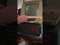 altair 8800 boot up. retrocomputer retro computer vintage altair terminal