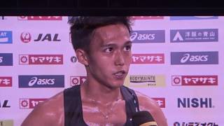 大迫傑選手、男子10000m優勝インタビュー　～第101回日本陸上競技選手権大会～