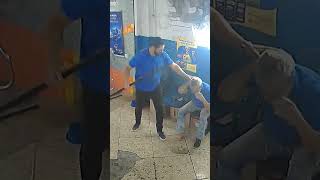 WATCH: Mishap in auto parts garage