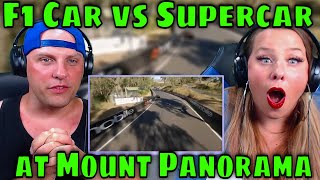 reaction to F1 Car vs Supercar at Mount Panorama circuit in Bathurst 🇦🇺