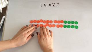 Array 2digit by 1 digit multiplication