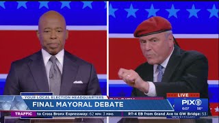 NYC mayoral candidates trade barbs, compliments in final debate