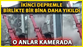 Diyarbakır'da Enkaz Bölgesinde Bir Bina Daha Yıkıldı