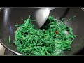 素食 青翠龍鬚菜   vegan 蔬房菜 cuisine taiwan 蔬食 fried chayote vine 龙须菜