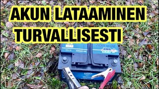 NÄIN LATAAT AUTON AKUN TURVALLISESTI