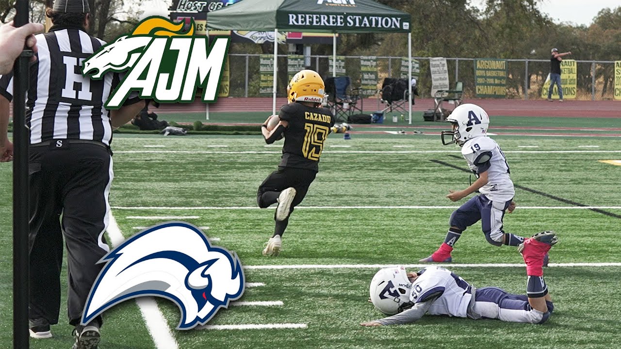 Argonaut Jr Mustangs Vs Amador Jr Buffs Live Highlights Youtube