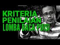 KRITERIA PENILAIAN LOMBA BACA PUISI | INI PENJELASANNYA