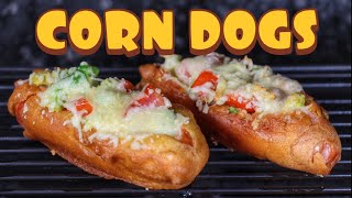 YOU NEVER HAD STUFFED CORN DOGS? YOU MISSED OUT !! - english BBQ-Video - 0815BBQ