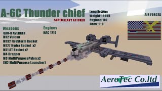 [minecraft軍事部] 航空兵器はロマン！ アメリバー合衆国　航空兵器紹介！ [攻撃機編]