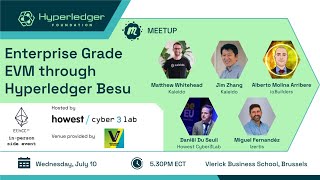 Enterprise Grade EVM through Hyperledger Besu