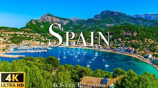 Spain 4K - Scenic Relaxation Film With Calming Music (4K Video Ultra HD)