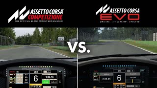 Assetto Corsa EVO vs. Competizione Side-By-Side Comparison | Porsche 911 GT3 Cup (992) @ Imola GP