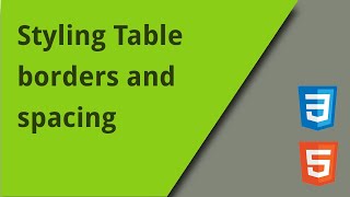 Border Collapsing and Spacing with CSS