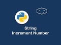 string increment number in python 😀
