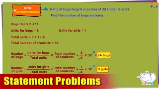 G5 - Module 11 - Exercise 4 - Statement Problems | Appu Series | Grade 5 Math Learning