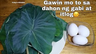 Subukan niyo itong gawin sa dahon ng gabi at itlog sa halagang bente pesos 🤩 - Cooking With Joy