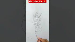 How to draw Lord Ram Lakshman Sita  in 1 Minute!! #shorts #drawing #short #viral #art #artist #ram