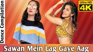 Sawan Mein Lag Gaye Aag | Muskan Kalra Vs Nidhi Kumar | Dance Cover 2020