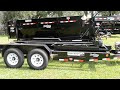 7x14 pj trailers roll off dump trailer