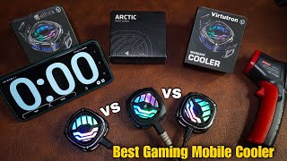 Elfora VS Arctic V3 Vs Virtutron Frost Mobile Gaming Cooler || Best Gaming Mobile cooling Fan