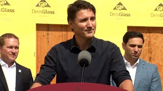 Justin Trudeau asked about his polling slump and falling popularity