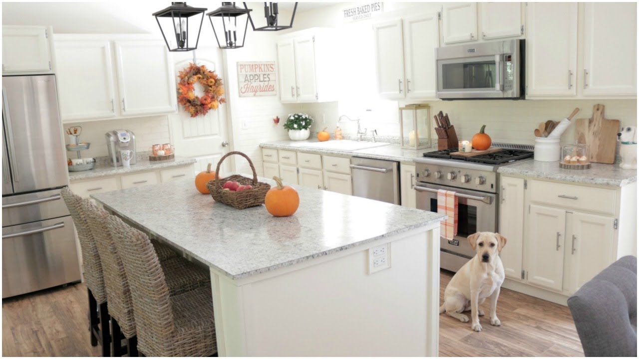 Fall Decorating Ideas My Fall Kitchen Decor Youtube