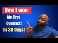 Government Contracts: How I won in my first 30 days