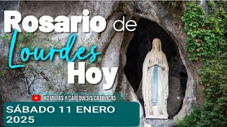 ROSARIO DESDE LOURDES HOY SÁBADO 11 DE ENERO DE 2025. MISTERIOS GOZOSOS