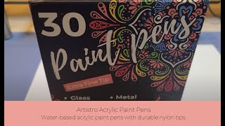 In Hand Review of ARTISTRO Acrylic Paint Pens