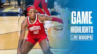 Ohio State at Michigan | HIGHLIGHTS | Big Ten Women's Basketball | 01/08/2025