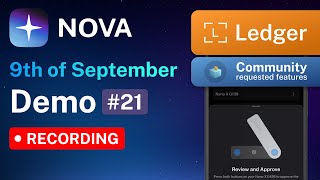 Nova Wallet Demo #21 Ledger integration and Community features updates!