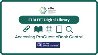 Accessing ProQuest eBook Central