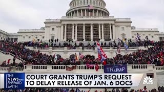 President Donald Trump granted delay in releasing of Jan. 6 records