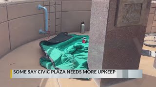 Visitors say Albuquerque's Civic Plaza needs upkeep