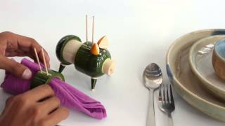 A' PIGGY BANK' TURNED TABLEWARE ~THE OINKSTONS FILM