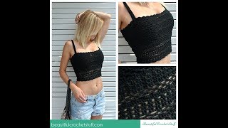 Crochet Crop Top Pattern