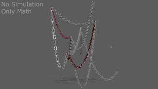 Maya Python Catenary curve generator