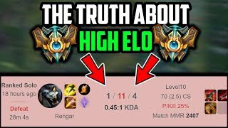 What Riot Doesn't Tell You About High Elo | THE UGLY TRUTH ABOUT HIGH ELO | League of Legends