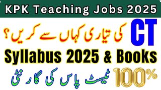 ETEA CT Syllabus 2025 Explained | Imp. Topics for KPK Teaching Jobs | KPK ETEA Jobs Preparation