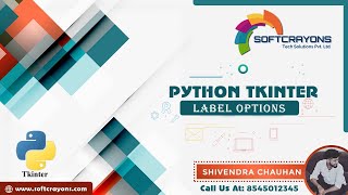 python Tkinter Label options | python Gui programming in Hindi #6 🔥