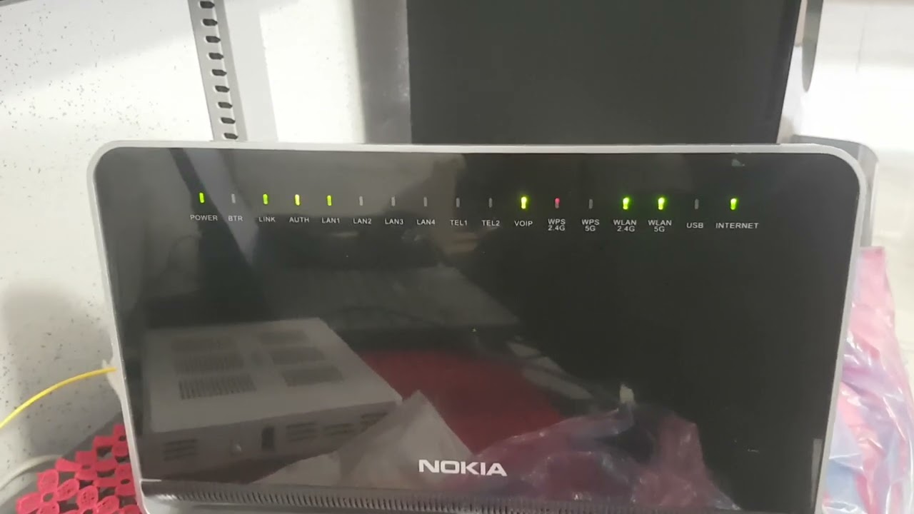 Configuration Internet Et Voip Nokia G-240W-B 5G 2000 Mbs Avec La Fibre ...