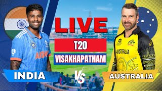 🔴 Live: India vs Australia 1st T20 Match | Live Cricket score and commentary | IND vs AUS Live match