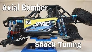 JPRC Axial RR10 Bomber Upgrades - RCRUN Piggyback Shock Tuning