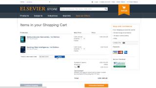 How to use a promo code at Elsevier Publishing
