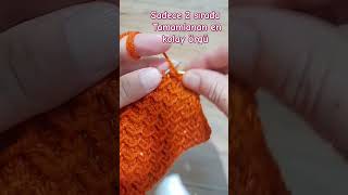 Çok  kolay iki şiş örgü modeli anlatımlı #crochet #örgü #knittingpartten #knittingdesign