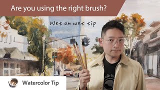 Are You Using The Best Brush For Wet On Wet Techniques?