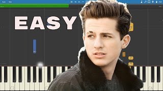 How to play One Call Away - EASY Piano Tutorial - Charlie Puth